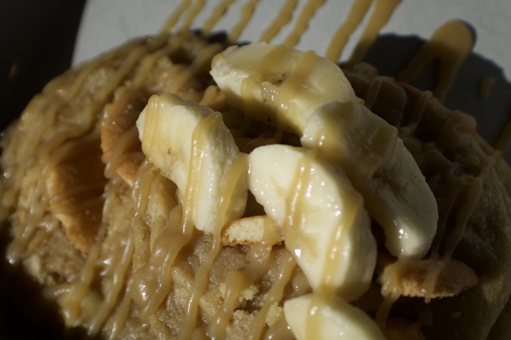 Banana Pudding — banana slices and caramel